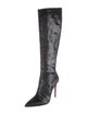 Christian Louboutin Tweed Pattern Boots