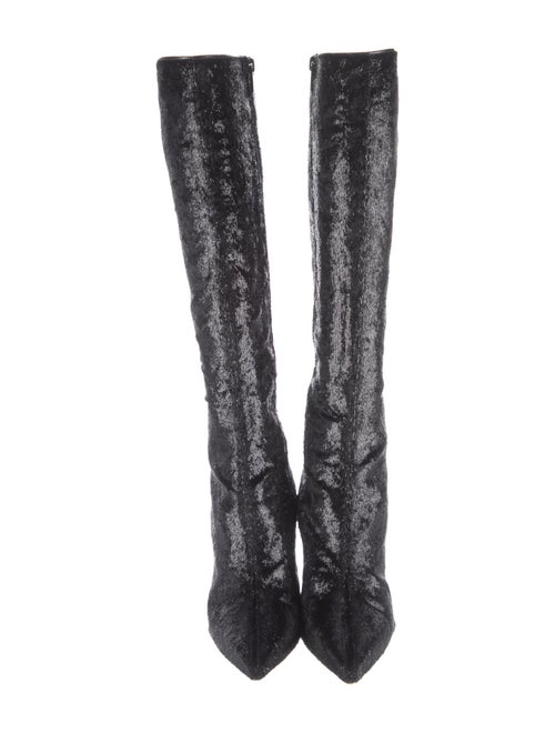 Christian Louboutin Tweed Pattern Boots