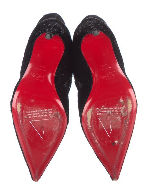 Christian Louboutin Tweed Pattern Boots