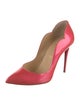 Christian Louboutin Patent Leather Scalloped Accent Pumps