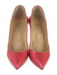 Christian Louboutin Patent Leather Scalloped Accent Pumps
