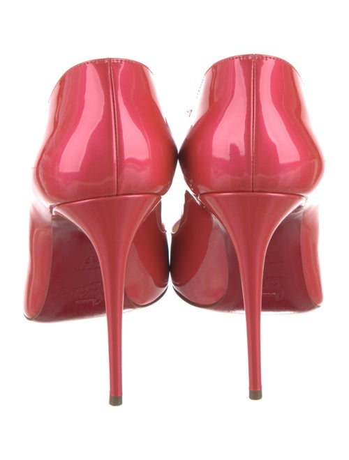 Christian Louboutin Patent Leather Scalloped Accent Pumps