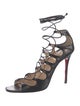 Christian Louboutin Leather Gladiator Sandals