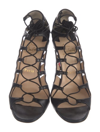 Christian Louboutin Leather Gladiator Sandals