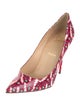 Christian Louboutin Patent Leather Printed Pumps