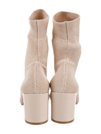 Christian Louboutin Tweed Pattern Sock Boots