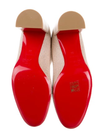 Christian Louboutin Tweed Pattern Sock Boots