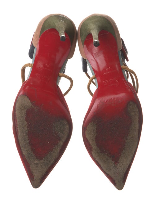 Christian Louboutin Suede D'Orsay Pumps