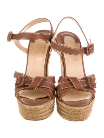 Christian Louboutin Leather Espadrilles