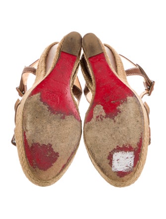 Christian Louboutin Leather Espadrilles