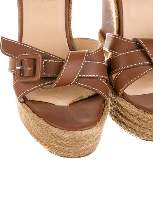 Christian Louboutin Leather Espadrilles