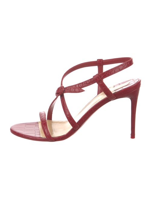 Christian Louboutin Crocodile Slingback Sandals