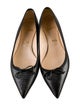 Christian Louboutin Hall Embossed Leather Ballet Flats