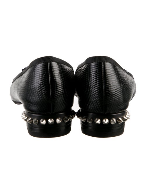 Christian Louboutin Hall Embossed Leather Ballet Flats