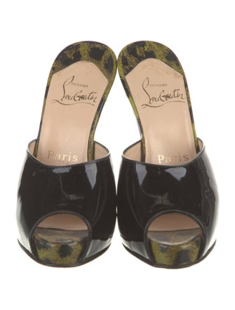 Christian Louboutin Miss Z Patent Leather Mules