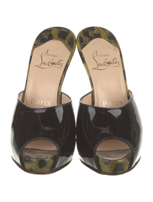 Christian Louboutin Miss Z Patent Leather Mules
