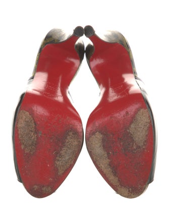 Christian Louboutin Miss Z Patent Leather Mules