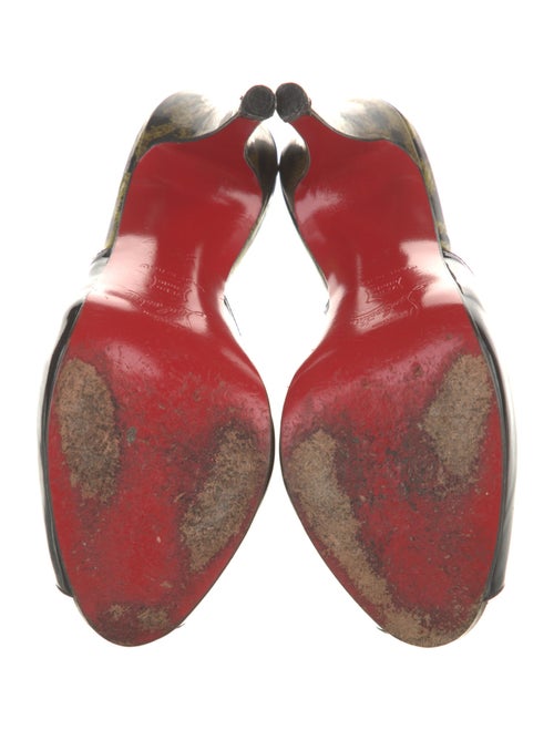 Christian Louboutin Miss Z Patent Leather Mules