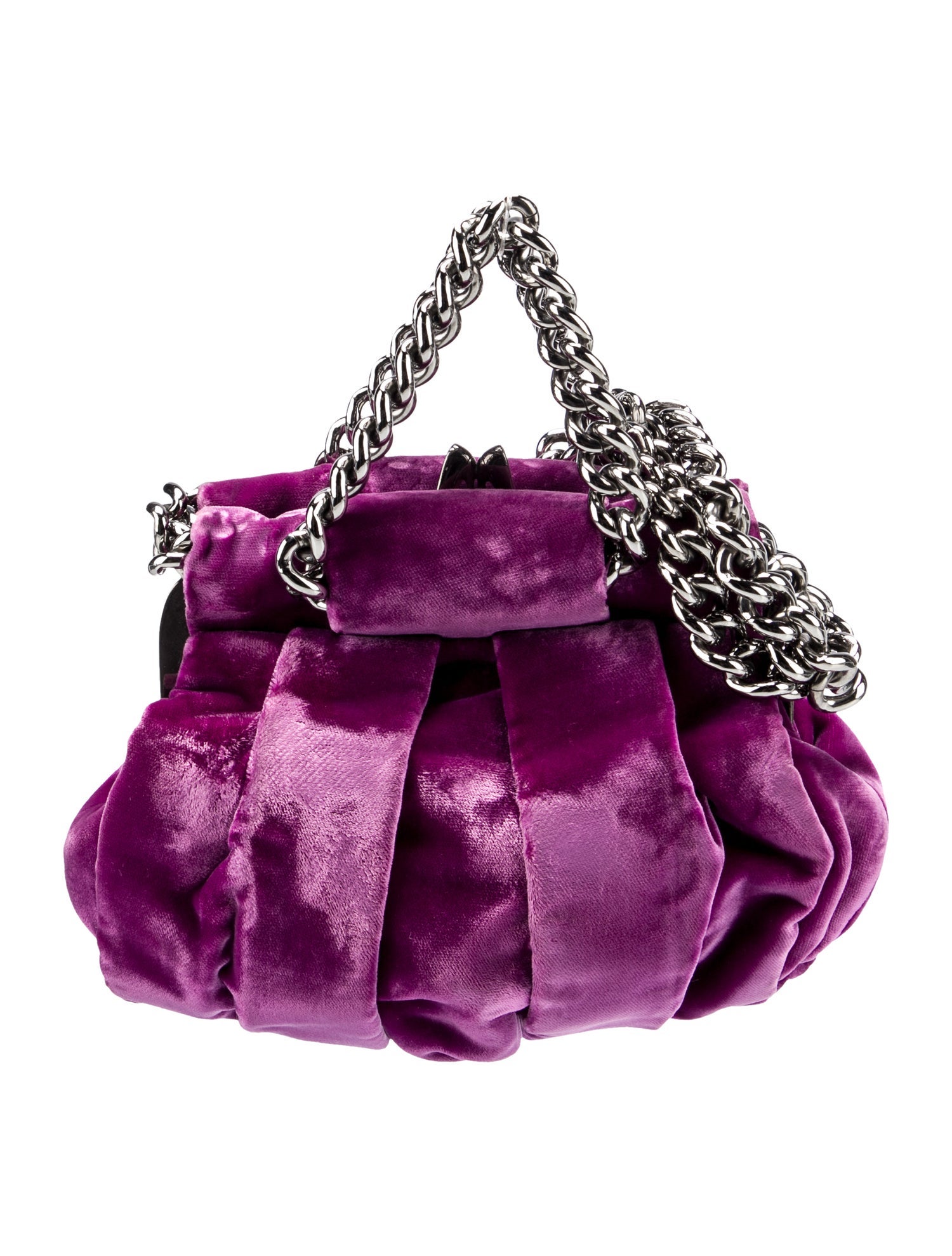 Christian Louboutin Velvet Top Handle Bag