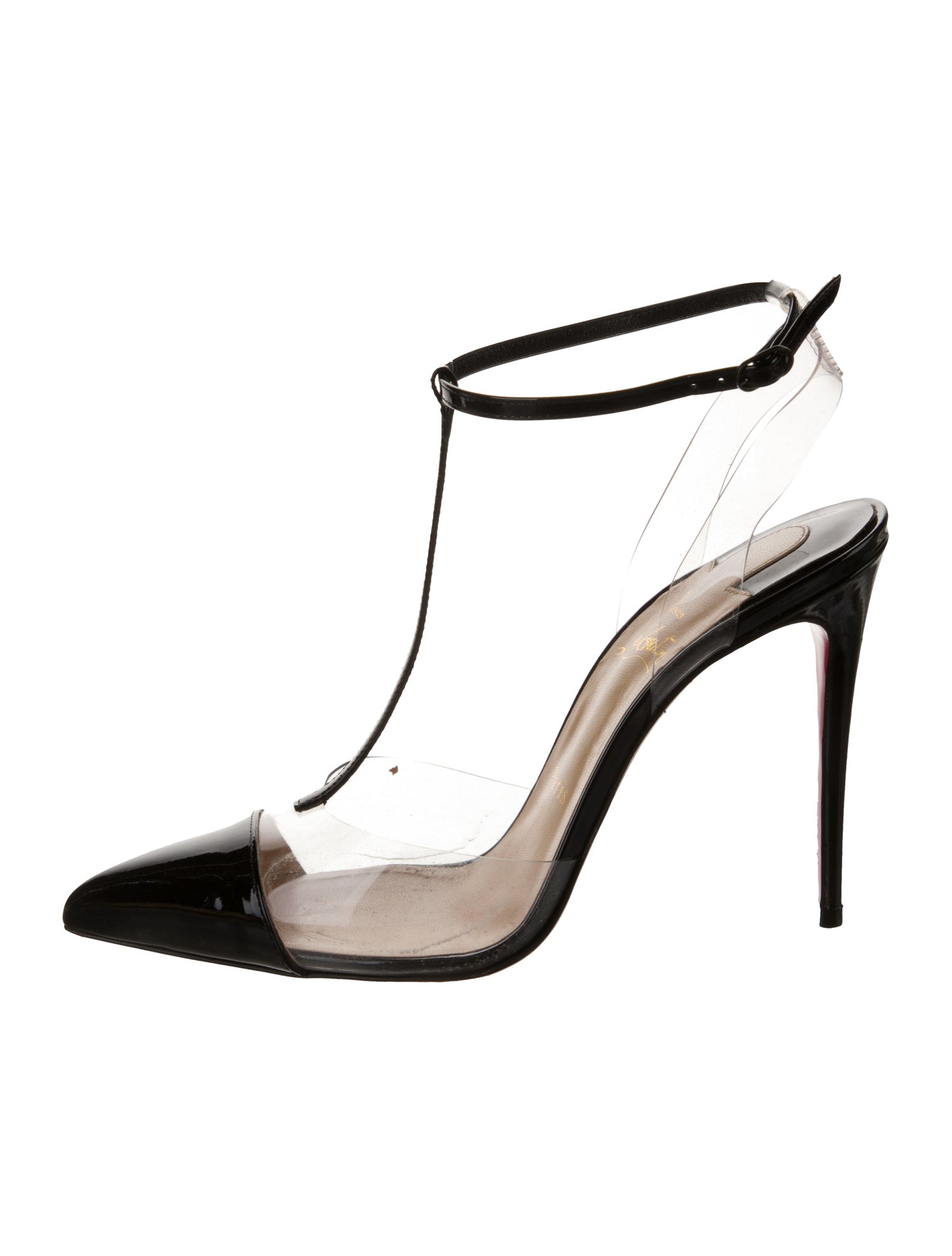 Christian Louboutin PVC T-Strap Pumps
