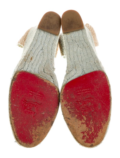 Christian Louboutin Canvas Espadrilles