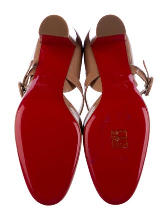 Christian Louboutin Miss Kawa 85 Patent Leather D'Orsay Pumps