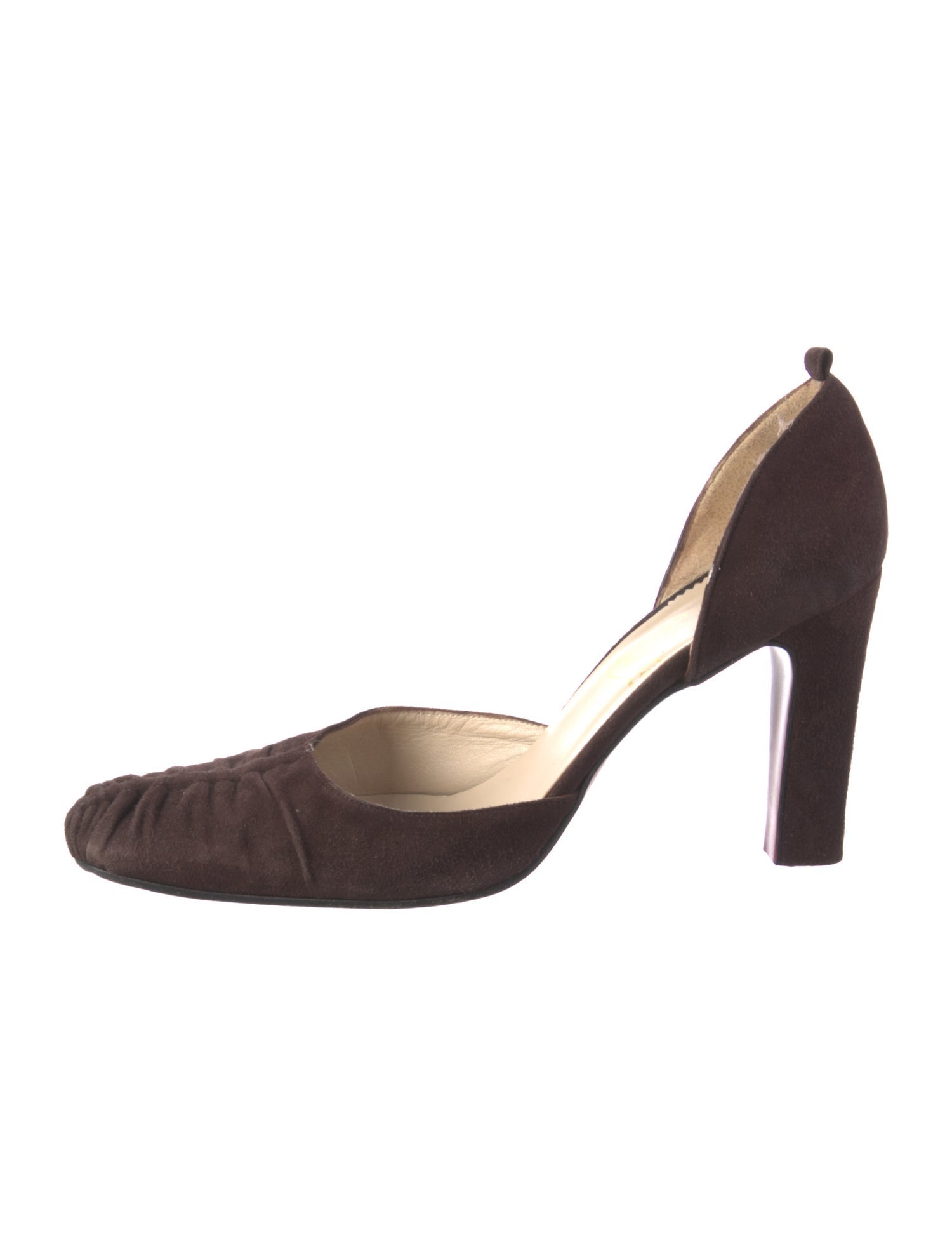 Christian Louboutin Suede D'Orsay Pumps