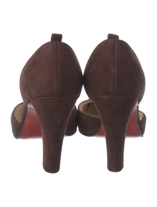 Christian Louboutin Suede D'Orsay Pumps