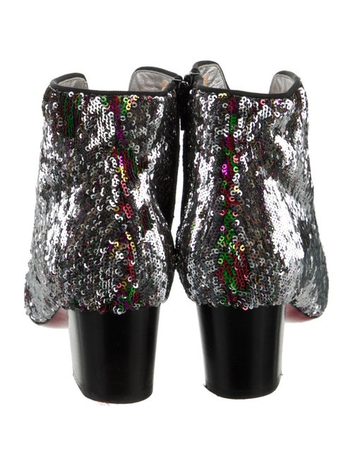 Christian Louboutin Sequins Combat Boots