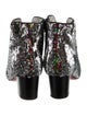 Christian Louboutin Sequins Combat Boots