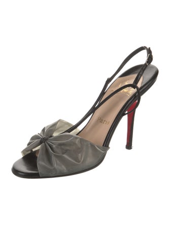 Christian Louboutin PVC Slingback Sandals