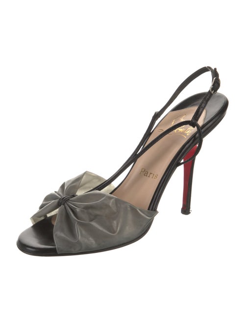 Christian Louboutin PVC Slingback Sandals