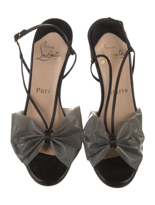 Christian Louboutin PVC Slingback Sandals