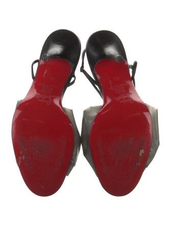 Christian Louboutin PVC Slingback Sandals
