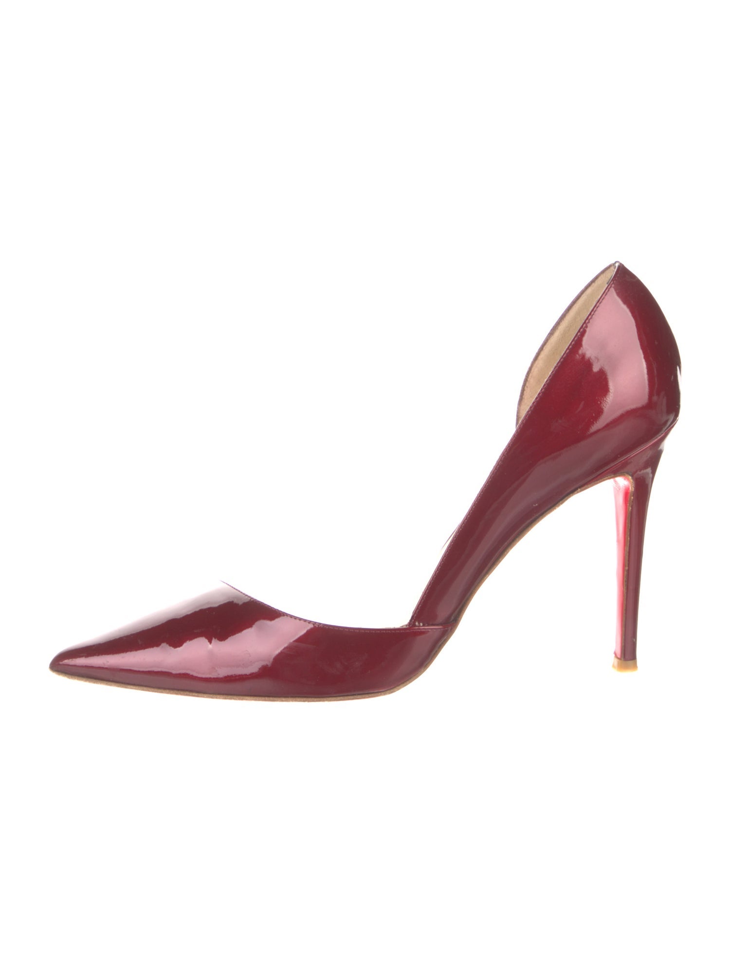 Christian Louboutin Patent Leather D'Orsay Pumps