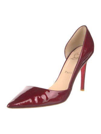 Christian Louboutin Patent Leather D'Orsay Pumps
