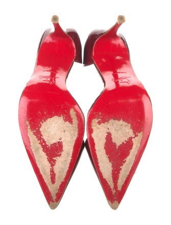 Christian Louboutin Patent Leather D'Orsay Pumps