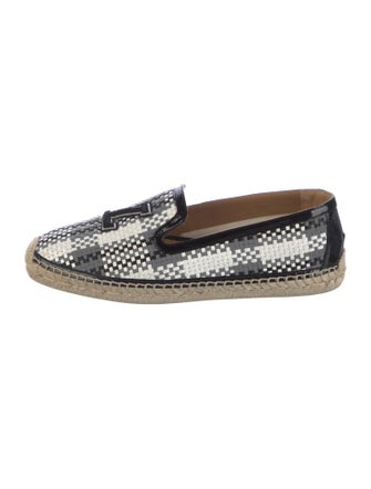 Christian Louboutin Leather Printed Espadrilles