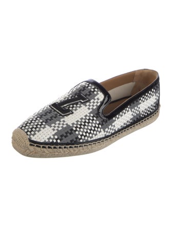 Christian Louboutin Leather Printed Espadrilles