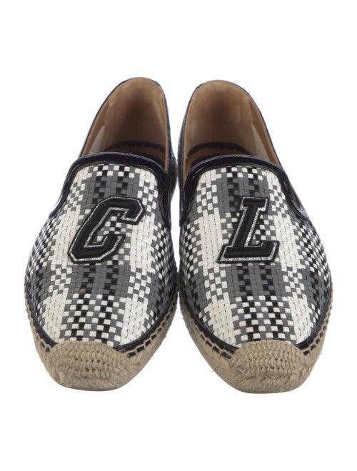 Christian Louboutin Leather Printed Espadrilles