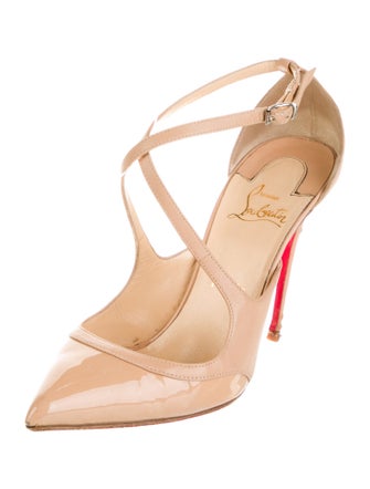 Christian Louboutin Patent Leather D'Orsay Pumps
