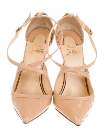 Christian Louboutin Patent Leather D'Orsay Pumps