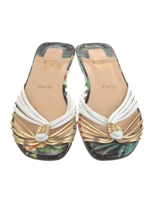 Christian Louboutin Leather Slides