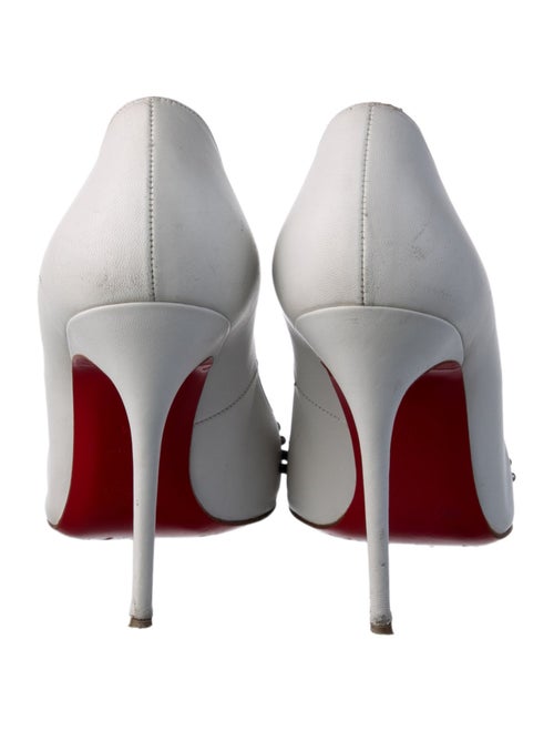Christian Louboutin Leather Studded Accents Pumps