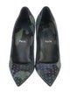 Christian Louboutin Suede Camouflage Print Pumps