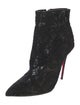 Christian Louboutin Lace Lace Pattern Boots