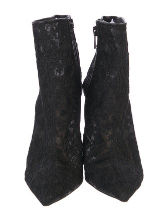 Christian Louboutin Lace Lace Pattern Boots