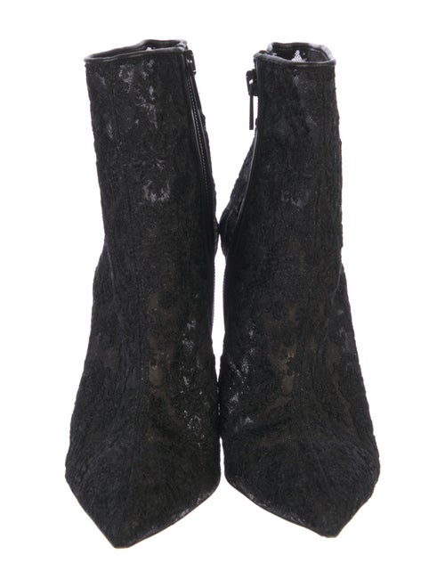 Christian Louboutin Lace Lace Pattern Boots