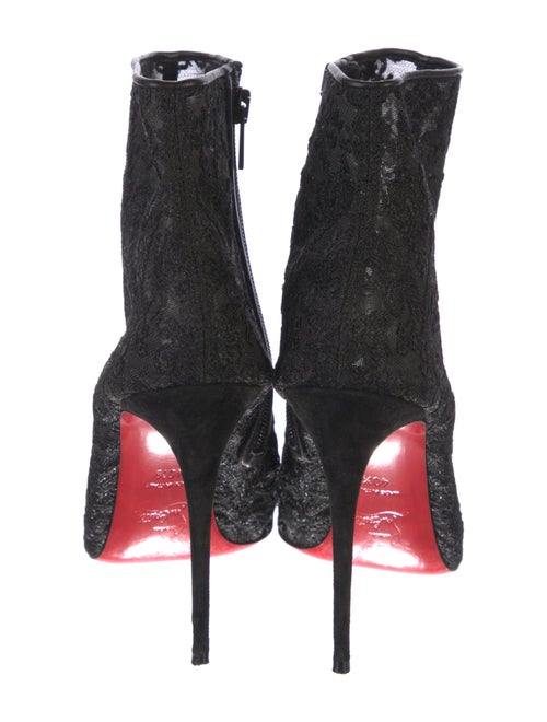 Christian Louboutin Lace Lace Pattern Boots