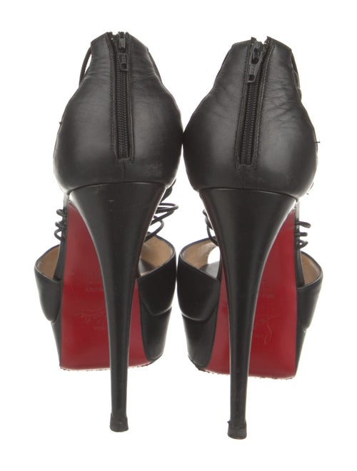 Christian Louboutin Leather T-Strap Pumps